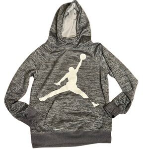 Nike Air Jordan Gray Hoodie Sz M